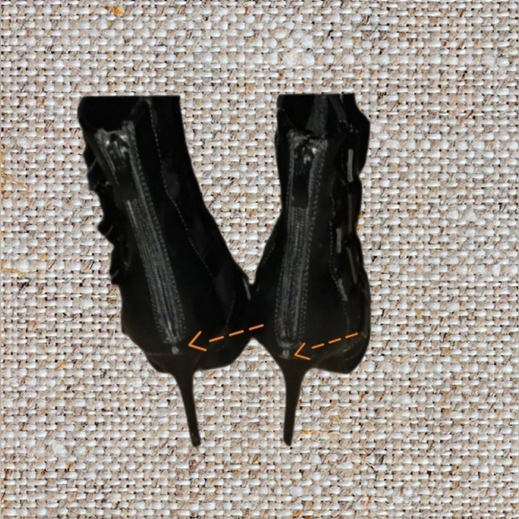 Forever Black Buckled Strap Boots - Picture 4 of 5